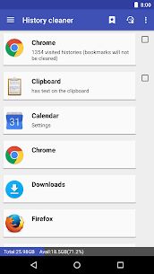 1Tap Cleaner (الإصدار العربي) حذف الملفات المؤقتة وسجلات البحث والمكالمات 4